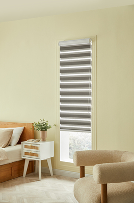 High Quality Smart Motorized Day and Night Zebra Roller Blinds Curtain Fabric Shades Zebra Window Bl