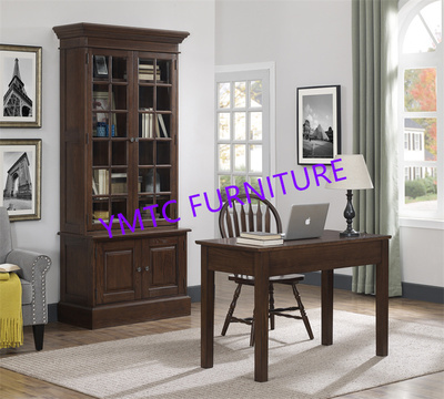 Classic American solid wood combination bookcase