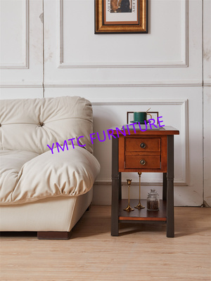 Small Size Extremely Narrow Bedside Table Mini Minimalist Side Table