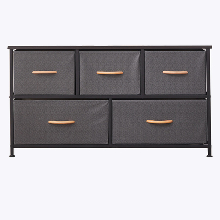 YMTC Iron And Wood Furniture Cabinet With 5 Drawers