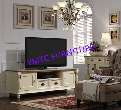 Ivory American style retro design TV cabinet
