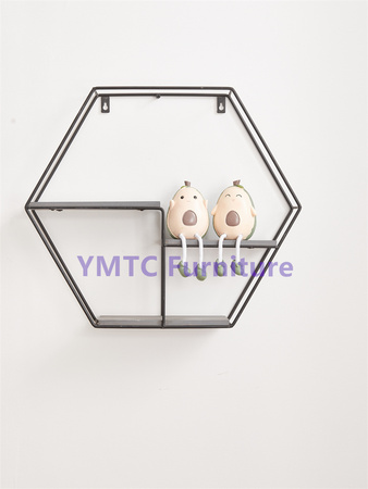YMTC Multilayer High Quality Metal And Wooden Wall mounted Shelf shelves For wall