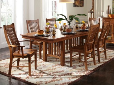 Wooden table and chairs