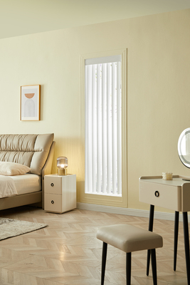 High-quality PVC and Fabric Window Blind Fauxwood Blinds Vertical Blinds