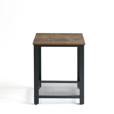 Iron And Wood Furniture Side Table